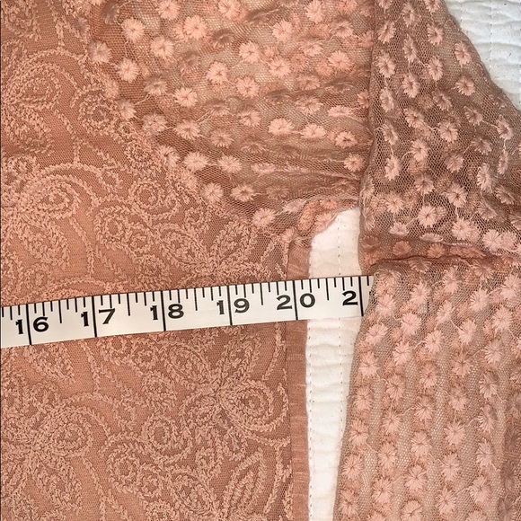 Lucky Brad top M blush pink 3/4 length sleeve - Picture 5 of 8